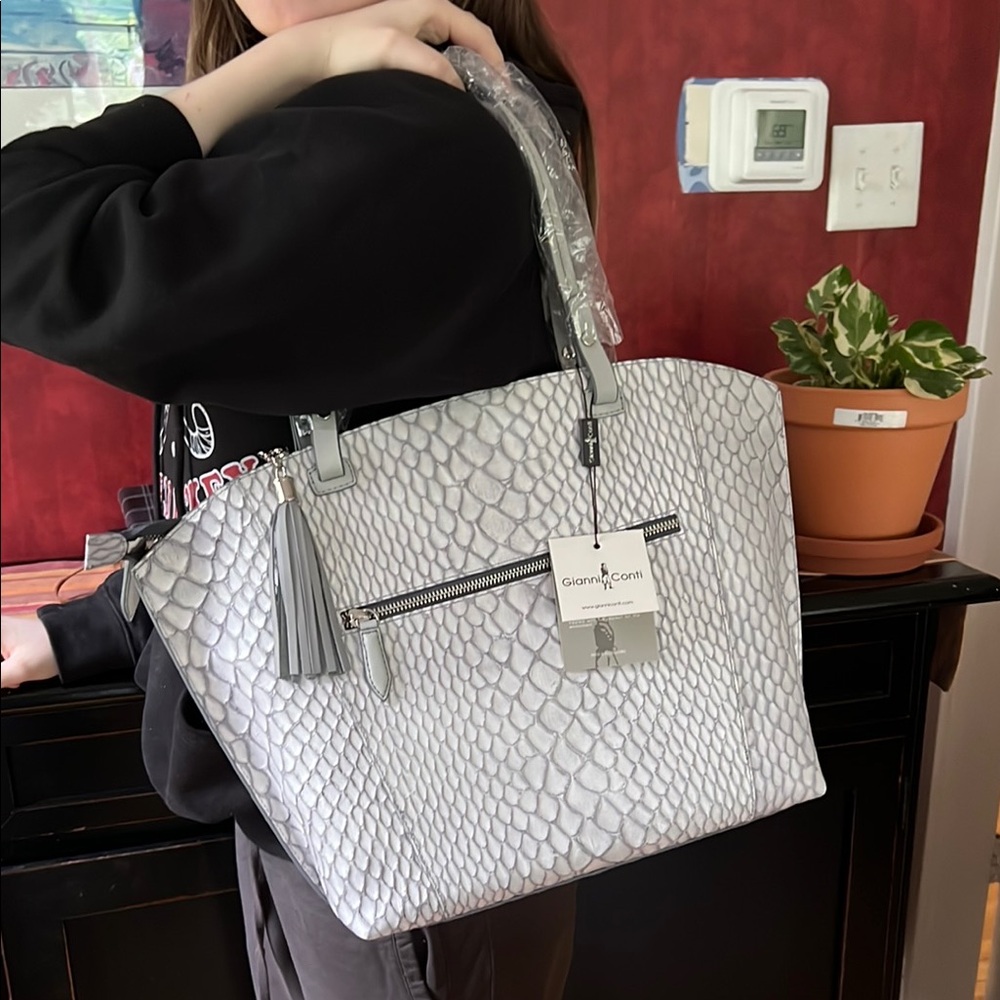 Silver Tote Bag - Picture 7 of 7